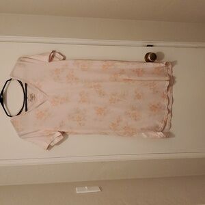 BCBG MAX AZRIA Nightgown Pajama Nightie dress sz Small S/P Pink Floral NWOT